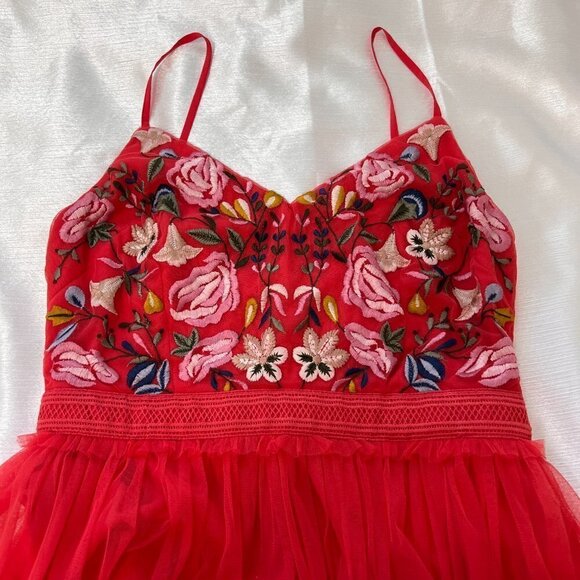 NWT French Connection Azalea Genoa Embroidered Short Dress - Picture 5 of 8